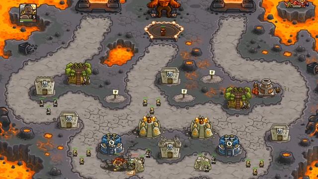 Kingdom Rush Walkthrough Pandaemonium [Veteran] [3 Stars] смотреть онлайн