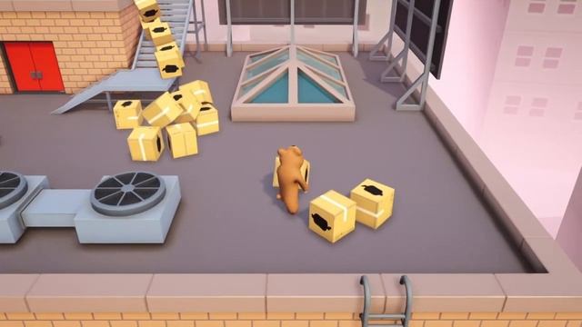 Building A BOX FORT In Gang Beasts! (MODS) смотреть онлайн