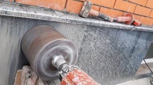 Сверление в бетоне под отверстие ф130мм