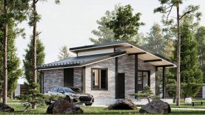 Дом "ДУБЛИН" 8Х8,3 от компании "LEGNO"