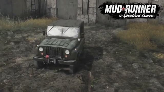 УАЗ - 469 в игре Spintires: MudRunner. смотреть онлайн