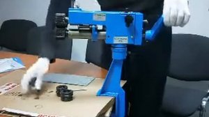 Станок зиговочный METALMASTER TZ 08 в работе