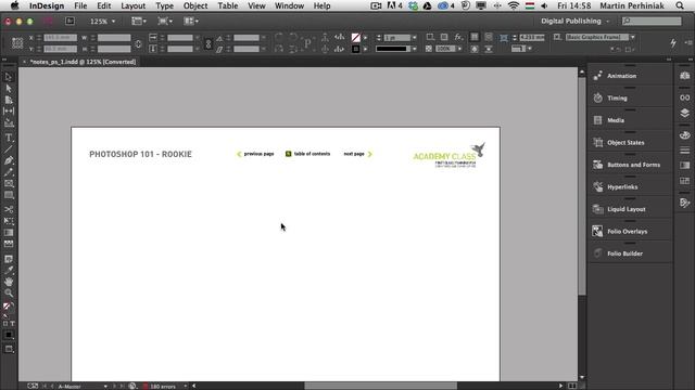 Digital Publishing With InDesign CC: Types of Interactive Documents смотреть онлайн