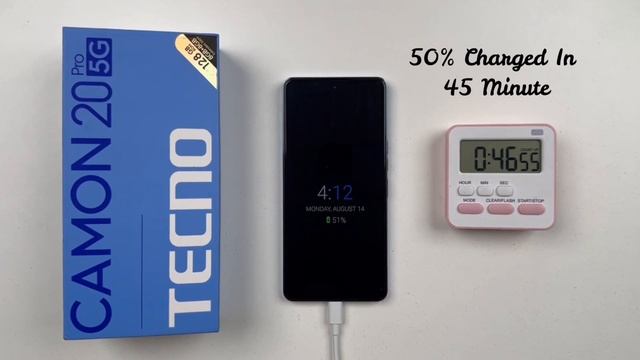 Tecno Camon 20 Pro 5G Charging Test Live Real Time смотреть онлайн