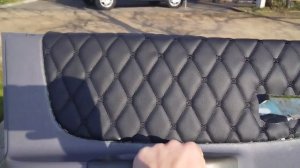 Перетяжка дверных карт на Hyundai Accent