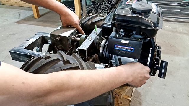 Модель трактора Т-150К.Масштаб 1/4.Серия#10.Новое сердце,пробный заезд.