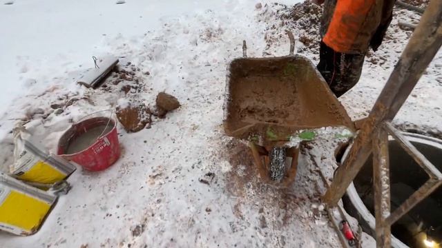 Особенности строительства колодца в зимний период. смотреть онлайн