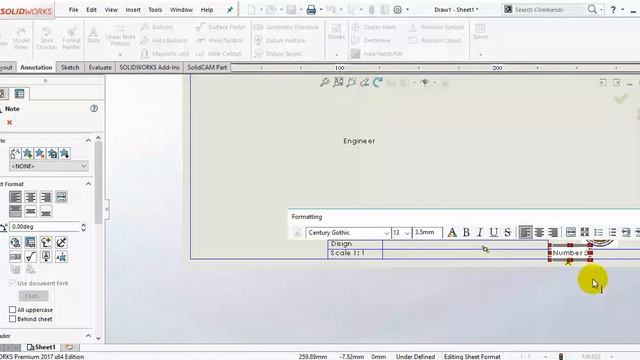 1.Solidworks 2017 - การสร้าง Drawing Template A4 แนวนอน смотреть онлайн