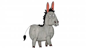 Рисуем и раскрашиваем Ослика🫏 из Синего Трактора 🚜 / рисунки для детей