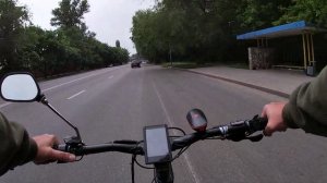 Покатушки на электровелосипеде/Выезжаю в Рощу Баума 1#🚲