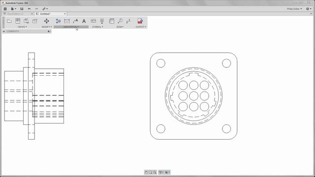 Fusion 360 기능 'Drawing' смотреть онлайн
