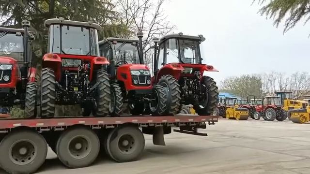 Lutong 10 units 90hp tractor LT904B is ready to ship 🚢 смотреть онлайн
