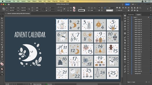 How to Create a Digital Advent Calendar with InDesign & in5 смотреть онлайн