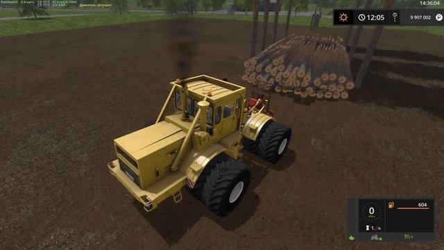 Обзор К-700А на 900лс. для Farming Simulator 17. смотреть онлайн