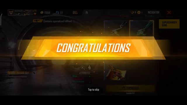 New gun skin in INCUBATOR. AN94 Tornado Bolt Own Rishu. Free fire смотреть онлайн