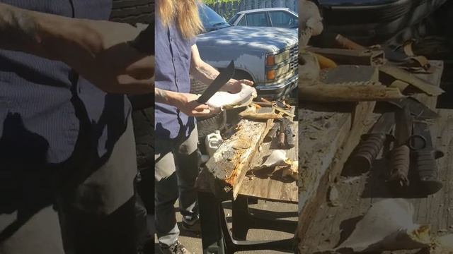 MASSIVE Knife Destruction Test Part 2 смотреть онлайн