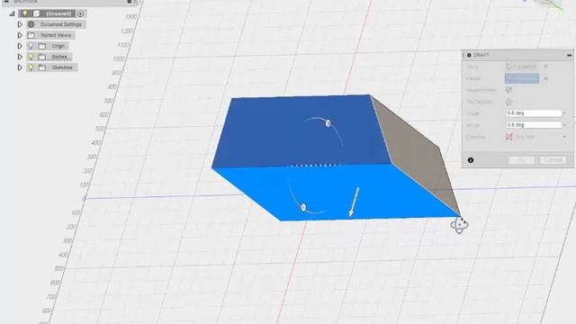 Autodesk Fusion 360 Tutorial.....Application Of Draft Tool In Autodesk Fusion 360. смотреть онлайн