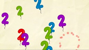 Учим цифры с малышами/ Цифра 2/ Развивающий мультфильм для самых маленьких смотреть онлайн/ Мультик