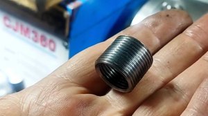 Ремонтная резьбовая вставка (гужон) М18х1,5 на М22х1,5 под гидрокомпенсатор .