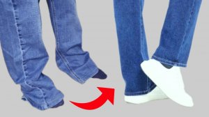 🔥Как БЫСТРО укоротить джинсы с сохранением фабричного шва! ХИТРОСТЬ, О КОТОРОЙ НИКТО НЕ ЗНАЕТ!