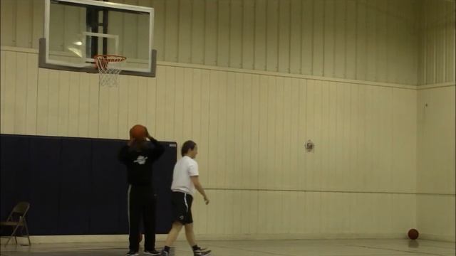 Melissa Johnstone Basketball Forward with Coach Brown смотреть онлайн