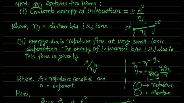 Condensed Matter Physics - Crystal Binding : Binding Energy of Ionic Crystals-Madelung Energy смотреть онлайн