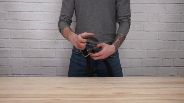 Обзор мужского ремня с круглой пряжкой GRANDE PELLE 11275 смотреть онлайн