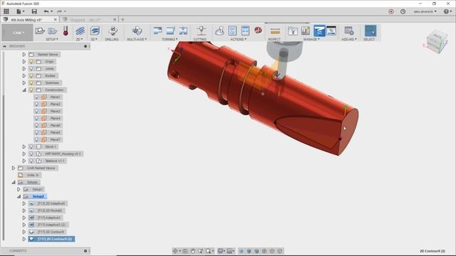 Fusion 360: 4th-Axis Milling | AVA: Fusion 360 смотреть онлайн
