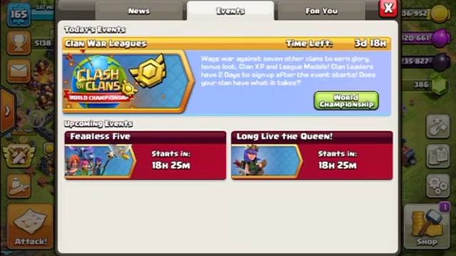 Long Live the Queen & Fearless Five Clash of clans New event Full information смотреть онлайн