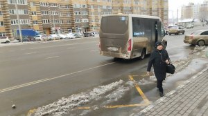 Поездка на новом микроавтобусе GAZ-A68R52 City № М 302 СР 13, маршрут 37