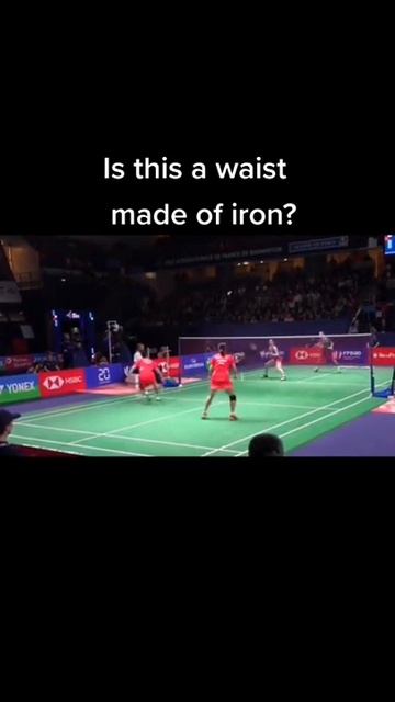 BADMINTON🎾IS THIS WAIST MADE OF IRON? смотреть онлайн