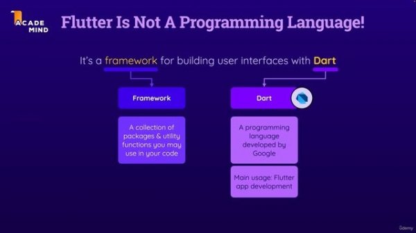 003 Flutter uses Dart!