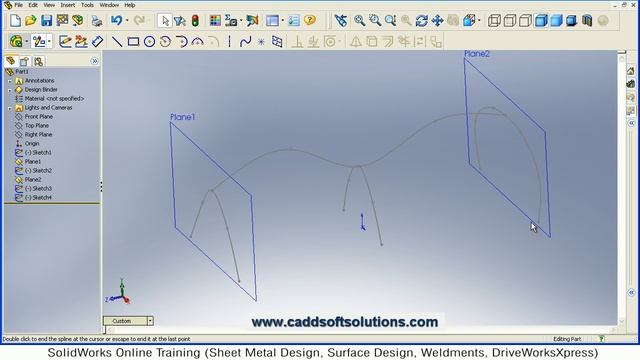SolidWorks Surface Loft Tutorial | SolidWorks Surface Modeling Tutorial смотреть онлайн