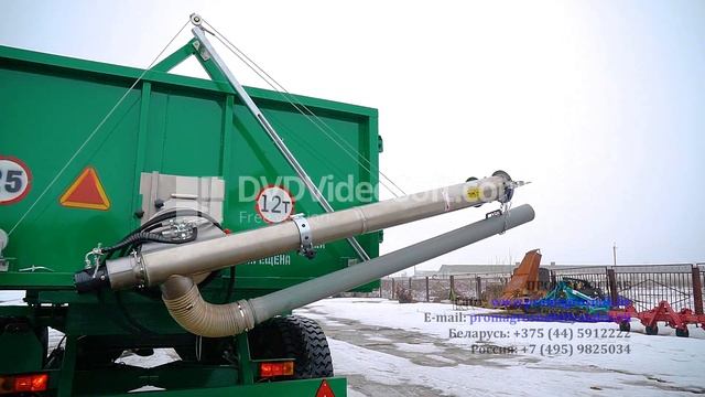 Полуприцеп тракторный ПСТ-9, ПСТ-12 с загрузчиком сеялок