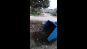 Самодельный задний ковш на минитрактор  Iseki TA 215