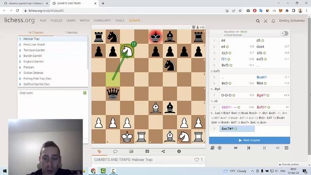 Ловушки в дебюте. Гамбит Блэкмара-Димера смотреть онлайн