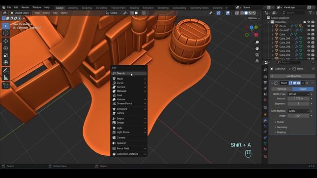 Blender 4.1 - Watermill | 3D Modelling Process смотреть онлайн