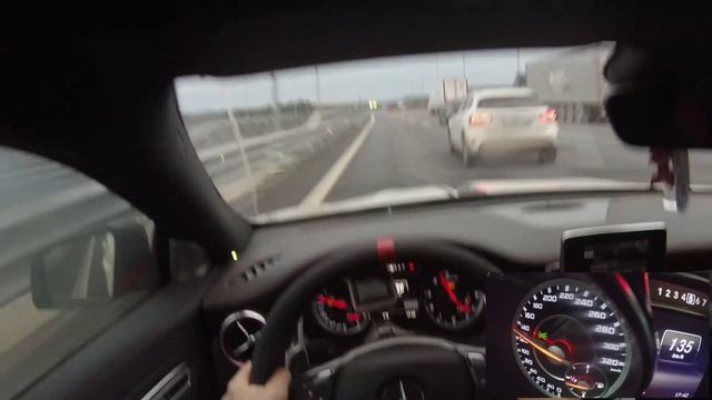 3. Köprüden 260 'la Geçmek |  Mercedes Cla 45 Amg +400 Hp POV Sürüş | Hızlanma Ve Son Hız