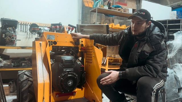 Запуск двигателя мини погрузчика Диктум в морозы. Рекомендации от сервиса Диктум Ч.2 смотреть онлайн