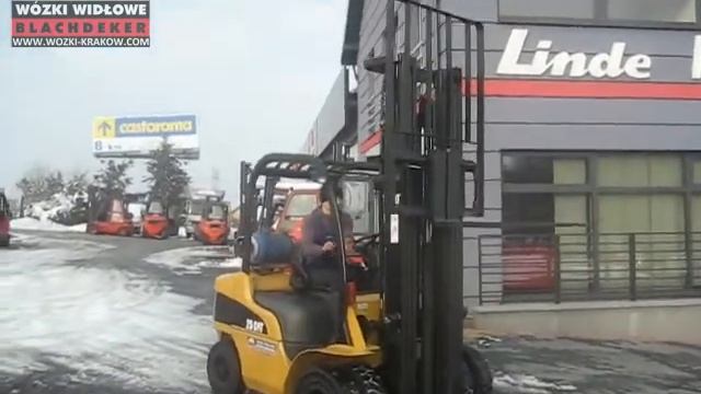 Forklift gabelstapler погрузчик Caterpillar CAT GP25N (2006) смотреть онлайн