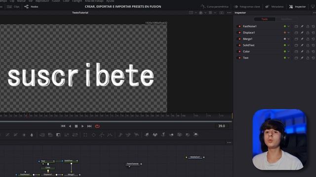 🔥 Cómo CREAR, IMPORTAR y EXPORTAR PRESETS en FUSION | DaVinci Resolve Tutorial смотреть онлайн