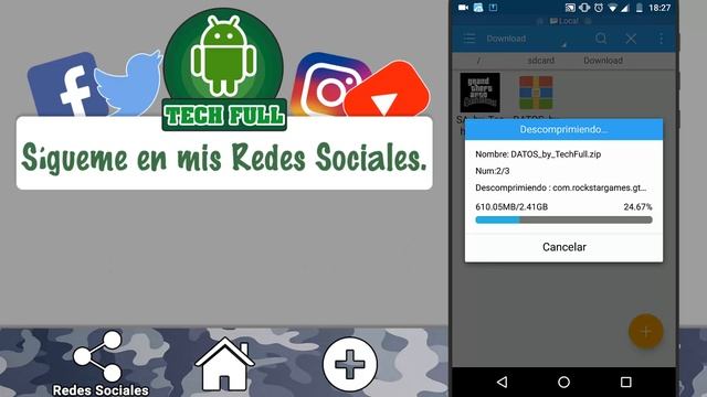 COMO DESCARGAR GTA SAN ANDREAS v1.08 [COMPRIMIDO] ANDROID (APK + OBB) | GTA: SA ANDROID 2018 GRATIS смотреть онлайн