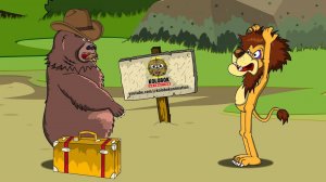 Анекдот про зверей. Как Лев и Медведь Бабки искали. Мультанекдот