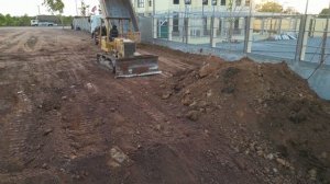 Строительство, засыпка новый участок