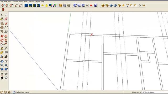 Kako napraviti plan u Sketchup-u ( How to make a plan in Sketchup) смотреть онлайн