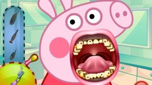 Свинка Пеппа лечит зубы у врача