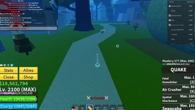 [Blox Fruit] Best Quake Main? (PVP Montage)