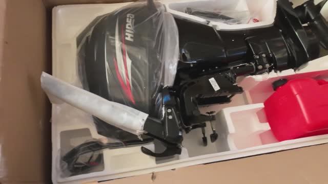4-х тактный лодочный мотор  HIDEA HDBF 9.9 HEL PRO Часть 1