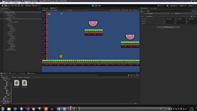 Unity - How To - Make - Platformer - 23 - Gravity and collision смотреть онлайн