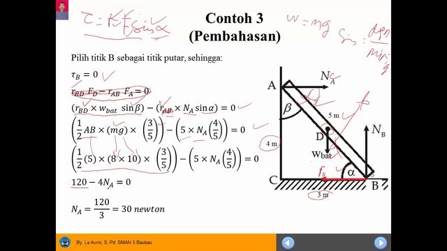 Kesetimbangan Benda Tegar Part 2